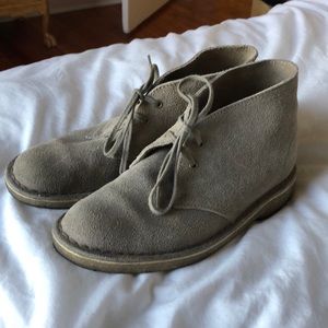 Clark’s Suede Leather Desert Boots